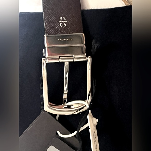 Prada Black Leather Belt - Picture 3 of 6